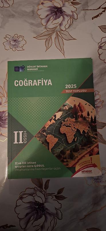 Coğrafiya üzrə hazırlıq üçün kitab dəsti 1) Dövlət İmtahan Mərkəzi –