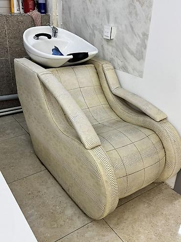 ucuz kasa: Salon üçün saç yuma stolu və kreslo kombinə edilmiş model. - Üst — 1