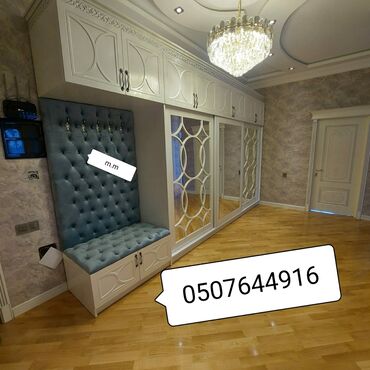 гардеробная мебель: Шкаф в прихожей, Новый, 2 двери, Распашной, Прямой шкаф, Азербайджан