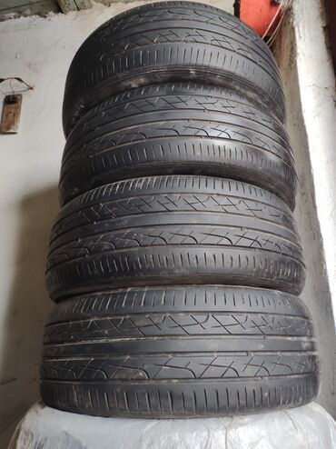 Шины 215 / 55 / R 17, Лето, Б/у, Комплект, Легковые, Корея, Hankook