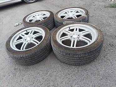 Колеса в сборе 225 / 45 / R 17, Лето, Б/у, Комплект, Легковые, Литые, отверстий - 5