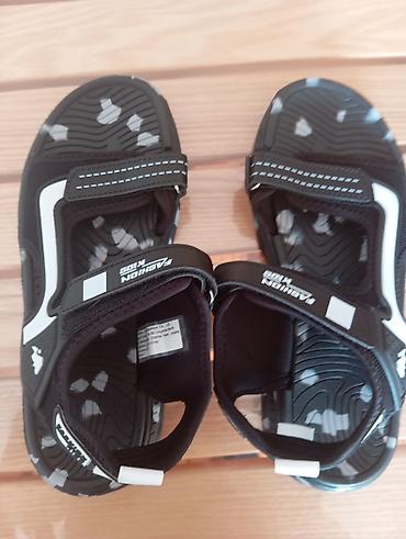 Basanojkalar: Uşaq sandaleti – “Fashion Kids” - Rəng: qara-ağ, kamuflyaj naxışlı — 3