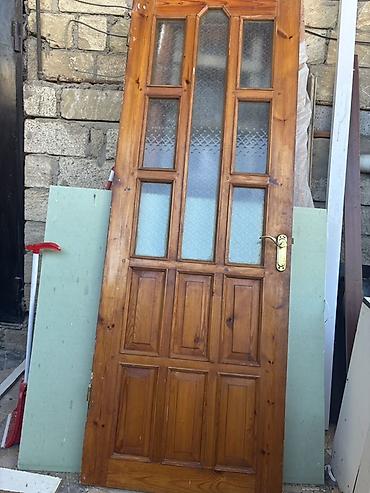 col qapilari satisi: Taxta şüşəli qapı 2 ədəddirr - Material: təbii ağac (laklı) — 1