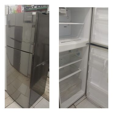 ucuz soyducu: Б/у Холодильник Samsung, No frost, Двухкамерный, цвет - Серый