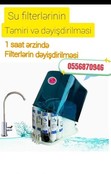 Su filtrləri: Mətbəx üçün su təmizləmə sistemləri – RO (Reverse Osmosis) qurğuları — 7