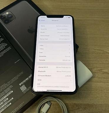 iphone 10 pro max: IPhone 11 Pro Max, 512 GB, Space Gray, Zəmanət, Kredit, Simsiz şarj — 4