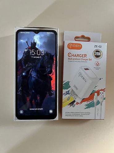 Мобильные телефоны и аксессуары: Samsung Galaxy A02, 32 ГБ, цвет - Голубой, Сенсорный — 3