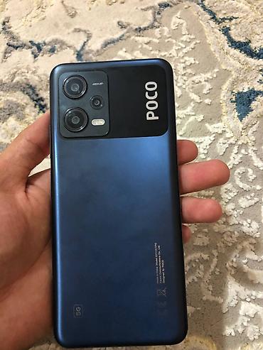 redmi note 12 pro max: Poco X5 5G, Б/у, 256 ГБ, цвет - Синий, 2 SIM — 1