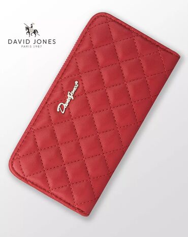 кожаные кошельки бишкек: Женский кошелек из экокожи DAVID JONES, красного цвета. В идеальном