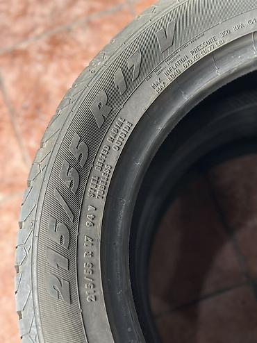 Транспорт: Летние шины 215/55 R17 94V - Размер: 215/55 R17 - Индекс — 3