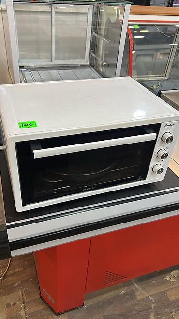 Simfer albenplus elektrik mini soba - Rəng: ağ, ön hissədə tünd şüşə