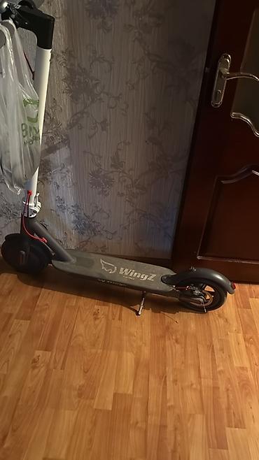 Elektrikli samokatlar: WingZ elektrik skuter Salam tekce problemi arxa tekerin kameri — 1