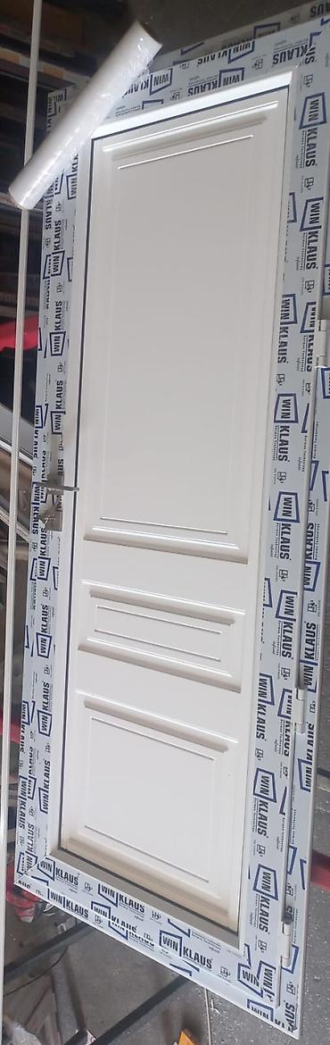 plastic qapi: Yeni Plastik qapı 80x200 sm Zamok və çərçivə ilə, Zəmanətli, Pulsuz quraşdırma, Pulsuz çatdırılma, Rayonlara çatdırılma — 2