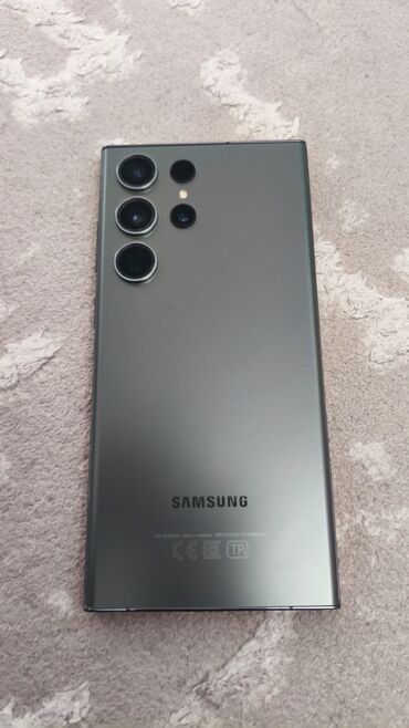 videoregistrator bakida: Samsung Galaxy S23 Ultra, 256 GB, rəng - Yaşıl, Barmaq izi, Simsiz şarj, İki sim kartlı