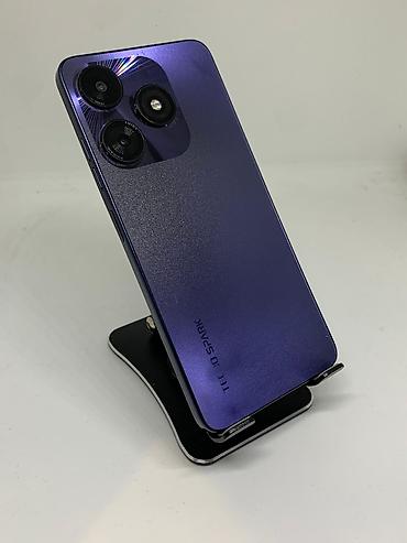 Tecno: Tecno Spark 10 5G, Б/у, 128 ГБ, цвет - Синий, 2 SIM — 1