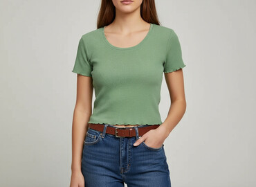 pier one t shirty basic: PULL&BEAR, T-shirt damski, rozmiar S