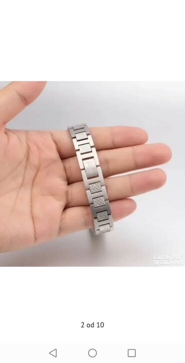 Narukvice: Narukvica Lacoste hirurški čelikCena:2200din — 2