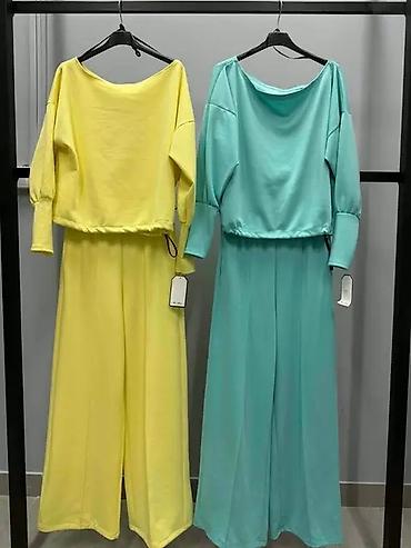 mirisljava sveca: Fa, Damski komplet – bluza i pantalone širokog kroja - Dvodijelni — 3