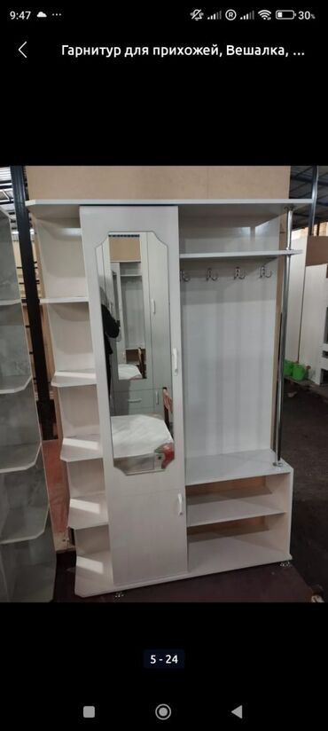 Шкафы-прихожие: Шкаф-прихожая, Новый, С зеркалом, ЛДСП — 2