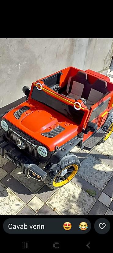 Uşaq üçün elektrik maşınları: Uşaq avtomobili tezedir.Bluetooht uzaqdan idare etme kimi funksiyaları — 1