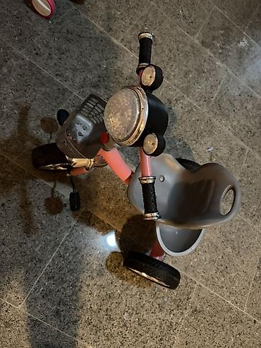 İdman və hobbi: Uşaq üçtəkərli velosipedi - Rəng: çəhrayı/gümüşü tonlarda - — 3