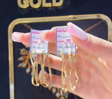 Zərgərlik dəstləri: Dəstə daxildir: Üzük, Sarı qızıl, 585 Əyar — 4