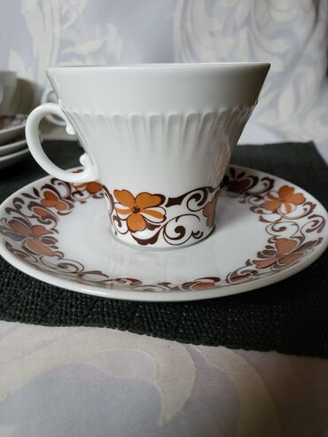 Ostali antikviteti: Solje za kafu,caj 1950g Eschenbach Bavarija,Nemacka. Solje za — 5