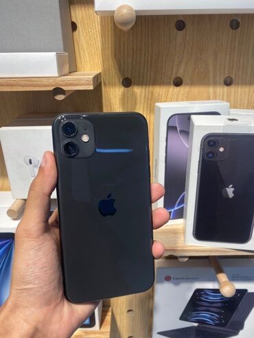 TV və video: IPhone 11, 128 GB, Qara, Zəmanət, Face ID, Sənədlərlə
