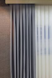 Pərdə və tüllər: İşlənmiş, Vilyur Pərdə, rəng - Boz, Ünvandan götürmə — 1