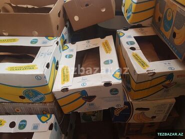 Двери и комплектующие: Meyvə daşınması üçün nəzərdə tutulmuş davamlı karton qutular. Hər bir