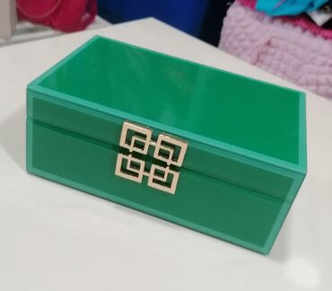 kutija za drva cena: Kutija za nakit, bоја - Zelena, Novo