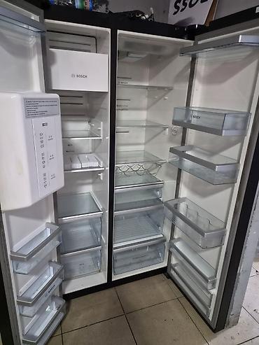 soyducu matoru: İşlənmiş 2 qapılı Bosch Soyuducu Alınır, rəng - Qara, Dispenserli — 2