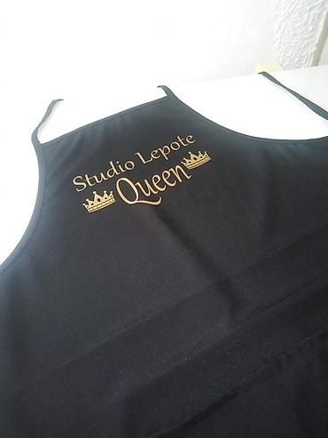 Kuhinjski tekstil: Kecelje personalizovane sa štampom po zelji. Kecelje u živim bojama — 20