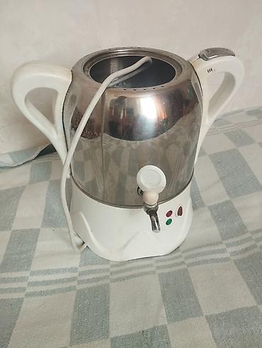 samovar tarixi: Elektrik samovar/çaydan (paylayıcı kranlı) - Paslanmayan polad gövdə — 1