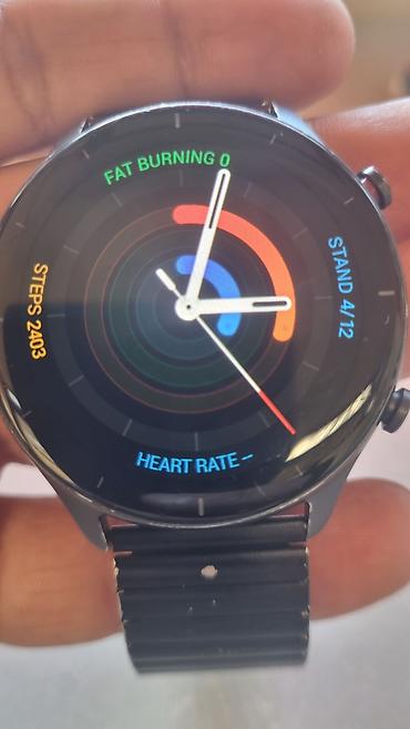 Smart saatlar: İşlənmiş, Smart saat, Amazfit, Sensor ekran, rəng - Qara — 6