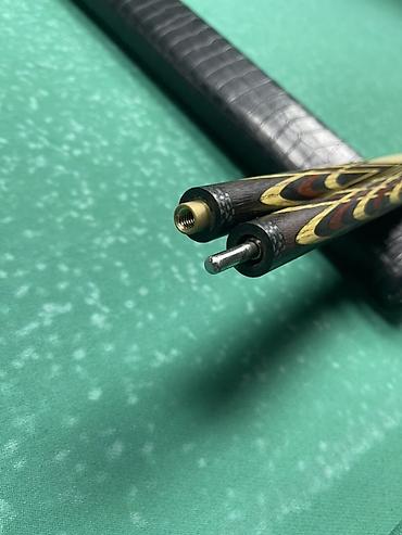 Бильярдные столы: Кий для русского бильярда с чехлом. - Разборный, двухсоставной — 5