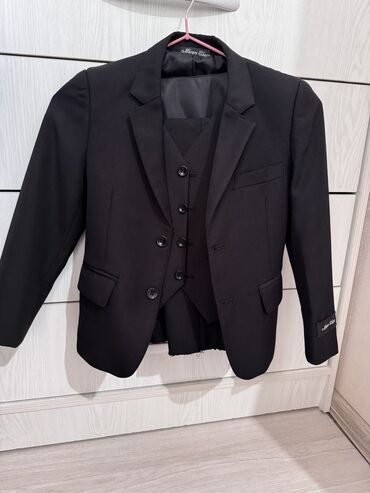 костюм мужские: Школьная форма, цвет - Черный