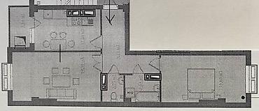 95000: 2 комнаты, 65 м², Технопарк 9 этаж, Евроремонт — 1