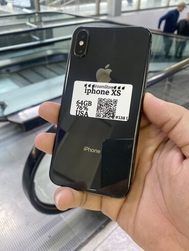 айфон xs 64 гб: IPhone Xs, Б/у, 64 ГБ, Черный, 76 %