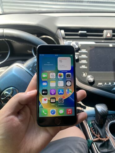 корпоративная симка: IPhone 8, Б/у, 64 ГБ, Черный, 99 %