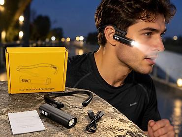 Дом и сад: Qulaq fənəri bluetoothlu 6818B Hərəkət sensorlu qulaq işıqlandırma — 2