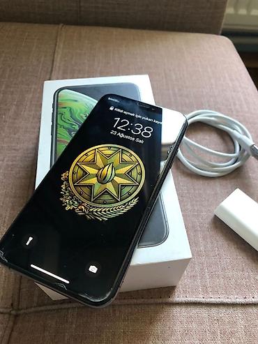 iphone xs black: IPhone Xs, 64 GB, Space Gray, Face ID, Simsiz şarj — 2