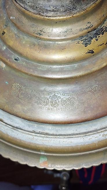antik samovar: Qədim samovar, 4 il, Latun, Vəziyyəti: Yaxşı — 4