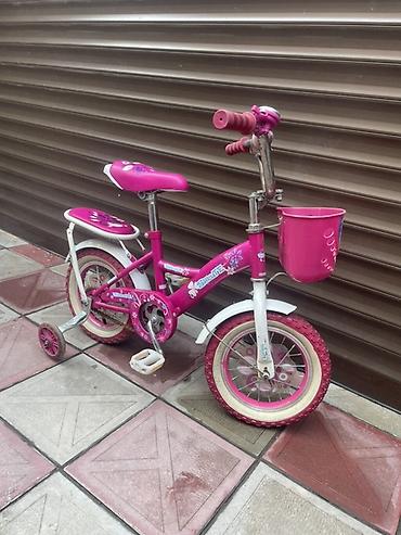 usag velosiped: Uşaq velosipedi – “Kids Pilot” dizaynlı, çəhrayı-ağ rənglərdə — 6