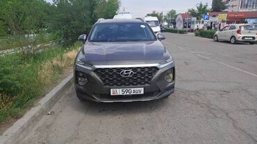 русификация авто: Автомобиль Hyundai Santa Fe, элегантного серого цвета, идеально