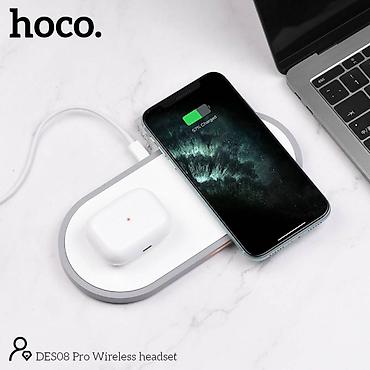 hoco: Беспроводная стерео гарнитура Hoco DES-08 PRO Блютуз наушники от Hoco — 2