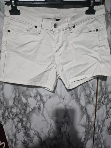 pantalone strechbr: M (EU 38), Cotton, color - White