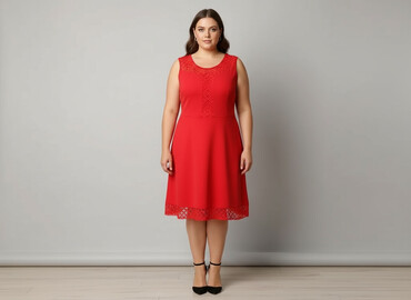 odzież damska duże rozmiary tanio: Boohoo, Women`s dress, size 5XL