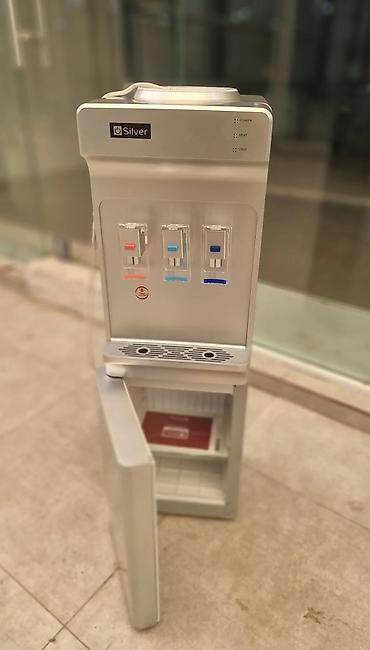 Su üçün kulerlər və dispenserlər: Dispenser su kulleri Silver Türk markası ➡️ Ağ rəngli 2 krantli alt — 9