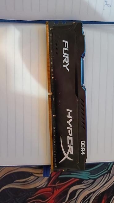 kompüter ramı: Operativ yaddaş (RAM) HyperX, 16 GB, 2666 Mhz, DDR4, PC üçün, İşlənmiş — 2
